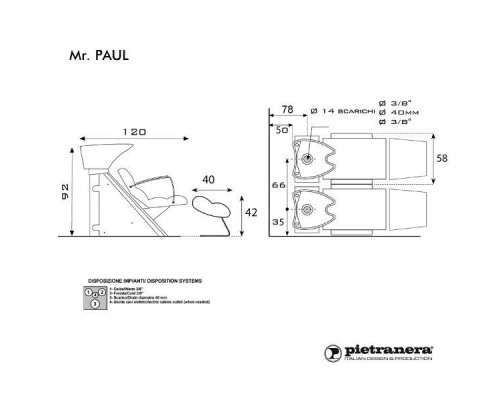 Мойка парикмахерская Mr. PAUL WASH