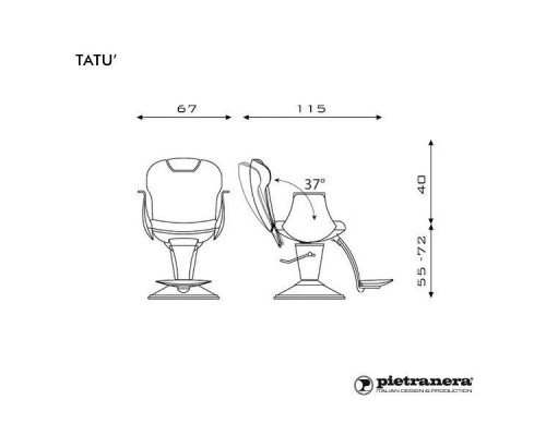 Мужское кресло TATU'